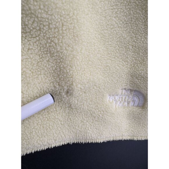 The North Face Unisex Polartec Recycled Fleece Scarf OS Pale Yellow Outdoor - Picture 5 of 7